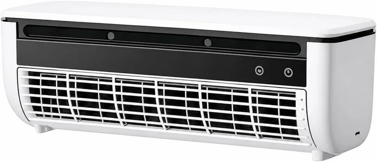 Generic Ar condicionado, portátil, instalação de parede, ar condicionado de parede sem fio, ventilador de refrigeração portátil sem perfuração para cozinha e quarto