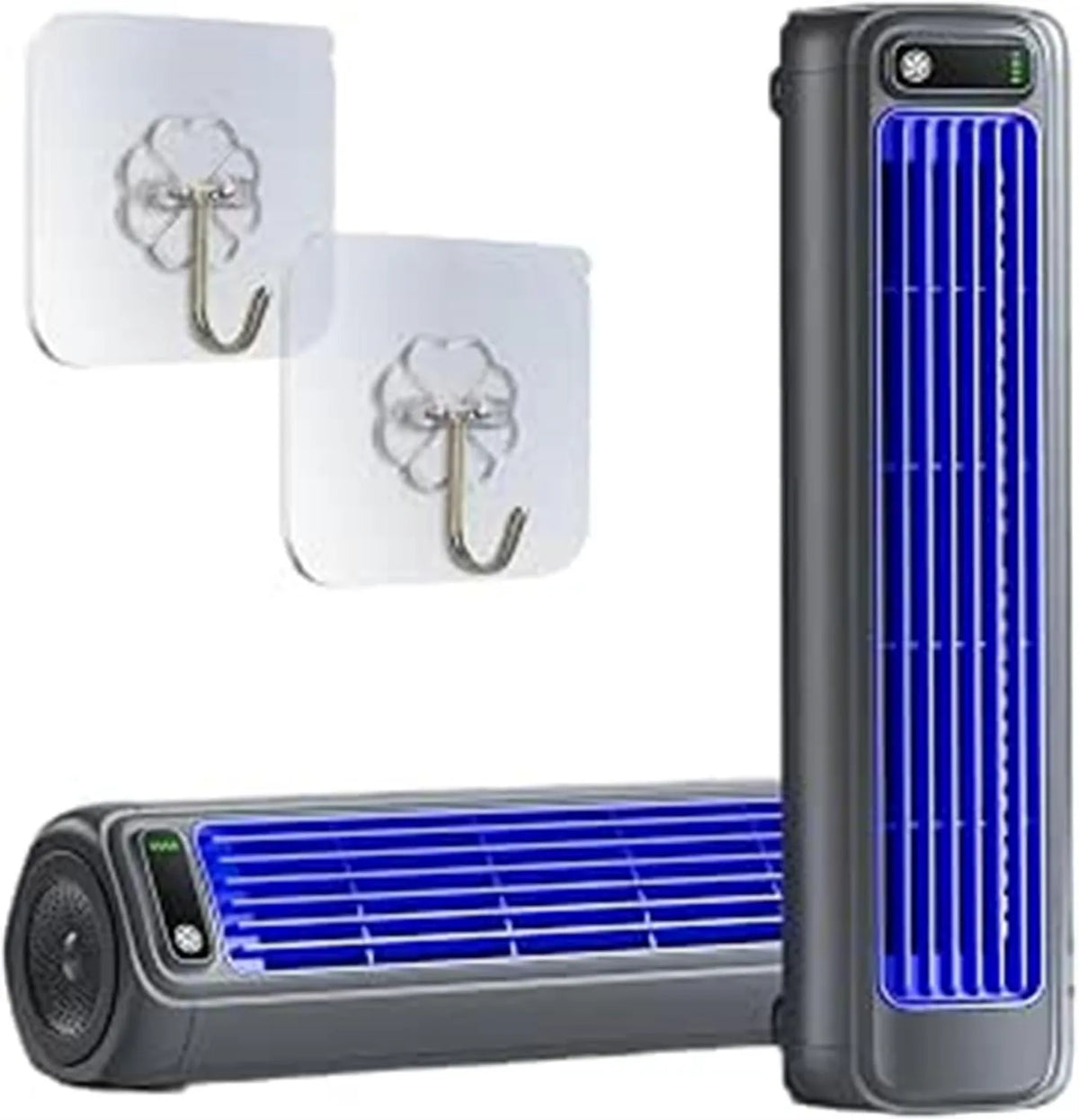 bergxperten Ar condicionado, silencioso, formato compacto com bateria integrada para uso flexível, ideal em uma mesa de cabeceira ou mesa de trabalho