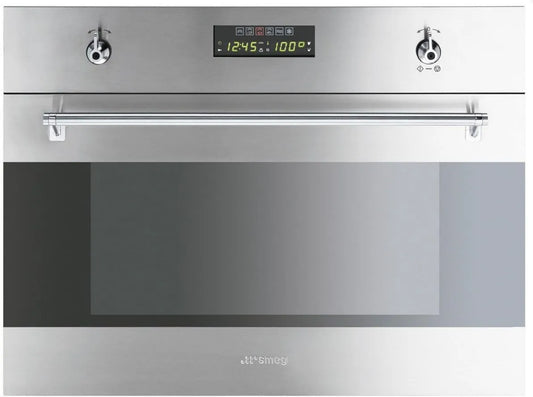 Smeg S45Vx2 Forno elétrico, 45 CM, vapor, aço inoxidável, dedo de aço inoxidável amigável