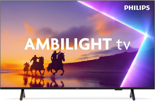 PHILIPS 55PUS8510 Smart TV, 55 polegadas, TV, 4K UHD, QLED, som Dolby, placa IPS, Assistente do Google, Alexa e Siri, Philips Ambilight 55PUS8510 4K