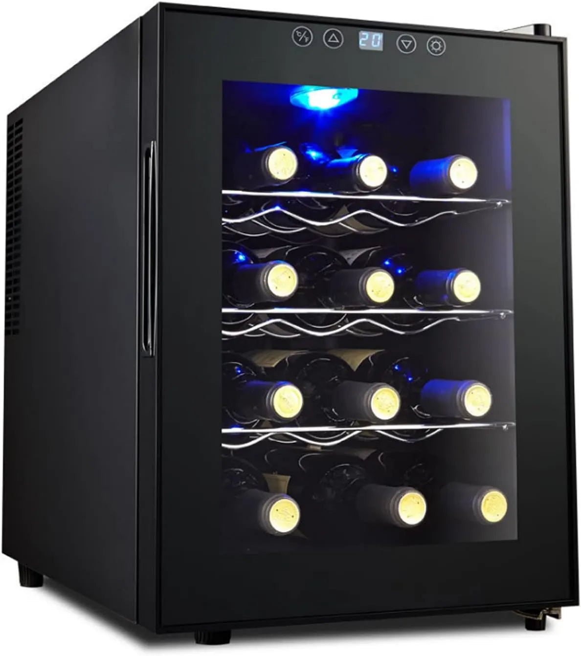 YuAiStore Frigorífico, Silencioso, Wine Cooler, Dormitório, Usufruidor Frigorífico Mini Frigorífico Soda Cave Cerveja Comptoir Bar