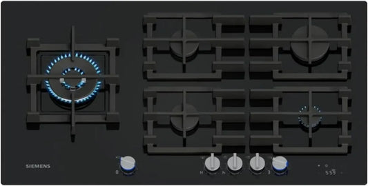 SIEMENS iQ700 ER9A6SH40 Placa de gás, 90 cm, Home Connect, removível, placa de gás, tecnologia stepFlame, cozinheiraConnect