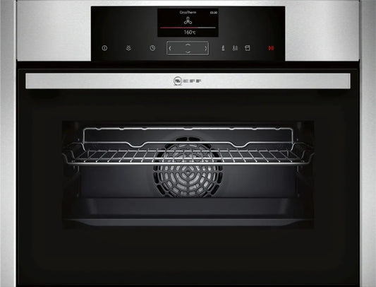 Forno Neff, 47 Forno elétrico, 47 L, vapor, aço inoxidável, Neff CFS 1524 N Forno