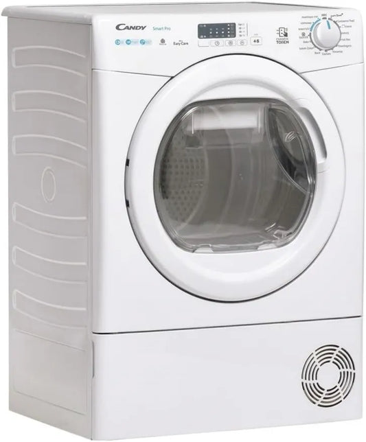 CANDY CSEH10A1LE-47 Secador, 60 cm, 10 kg, branco, bomba de calor de secador inteligente - 10 kg - 60 cm - branco - CSEH10A1LE-47