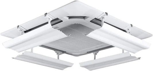 Generic Ar condicionado, 60 cm, guia de fluxo de ar ajustável, deflector de fluxo de ar para condicionadores de ar de teto de 60 cm