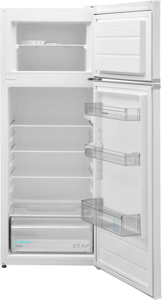 Sharp SJ-FTB01ITxWD-EU2 Congelador, 213 L, 39 dB, Sem Frost, armário congelador, iluminação interior LED, sistema de refrigeração NanoFrost