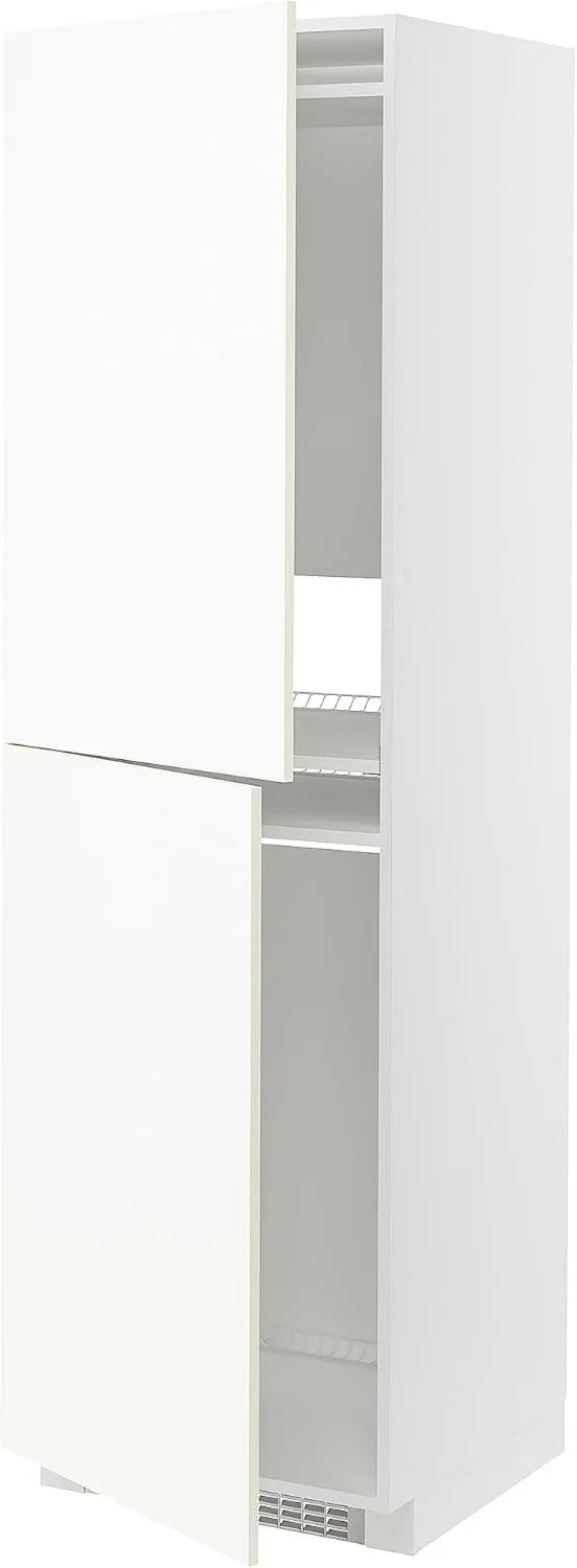 Congelador, 60 x 60 x 200 cm, branco, Protuning METOD Alto armário para frigorífico