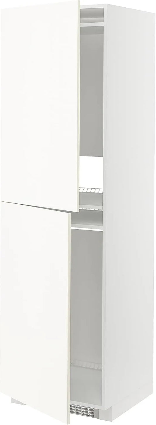 Congelador, 60 x 60 x 200 cm, branco, Protuning METOD Alto armário para frigorífico