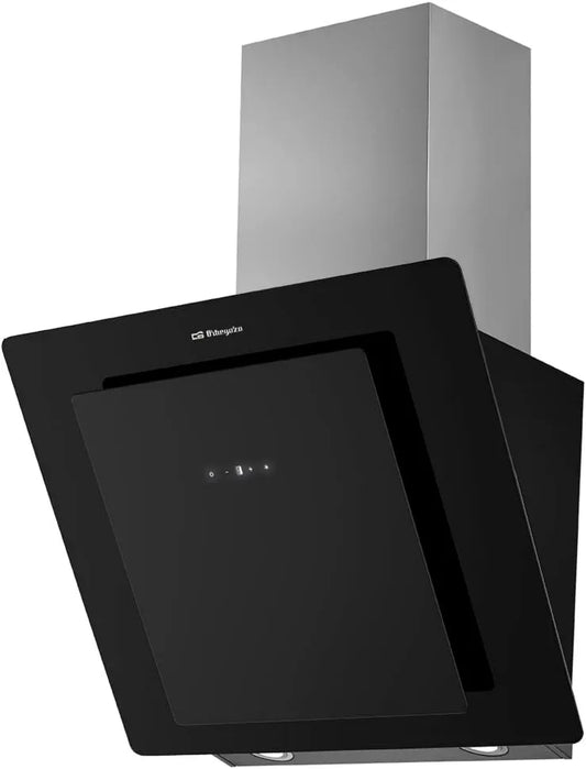 exaustor, 69, 5 cm, 300 W, 728, 1 m3/h, capa de cozinha, Orbegozo 80170N m3/h, 4 níveis de potência, frente em vidro temperado