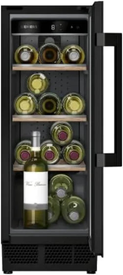 SIEMENS preto, KU20WVHF0 Wine Cooler