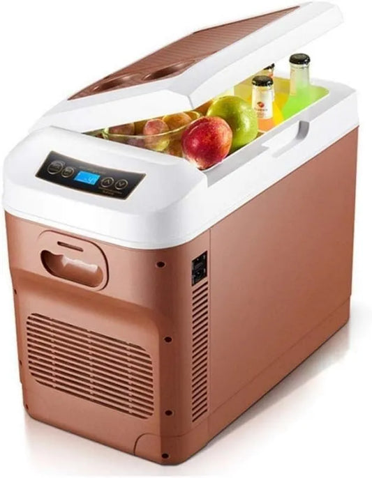 MOOWI Congelador, 28 L, portátil, Frigorífico pequeno Mini frigorífico, Mini carro frigorífico