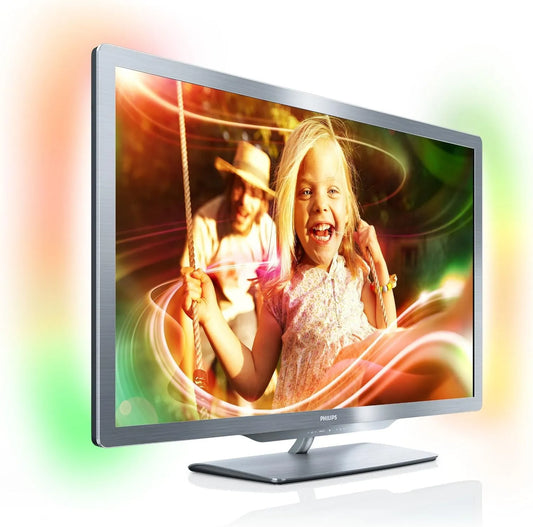 PHILIPS 47PFL7606K/02 Smart TV, 47 polegadas, 400 Hz, TV, iluminação LED, efeito 3D, Full HD, laje IPS, ecrã LCD, cinza, 119 cm, Importar Alemanha