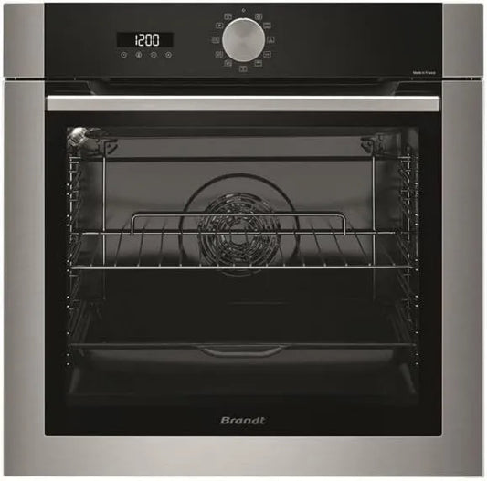 Forno elétrico BOP7534x, 73 L, encastrado, vapor, 73 litros, BRANDT Forno interno de pirólise BOP7534x