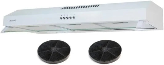exaustor m3/h, 90 cm, 200 W, 438 m3/h, capa de cozinha, branco, BELDEKO Cap 90 cm Branco 438 m3/h 200W - marca francesa