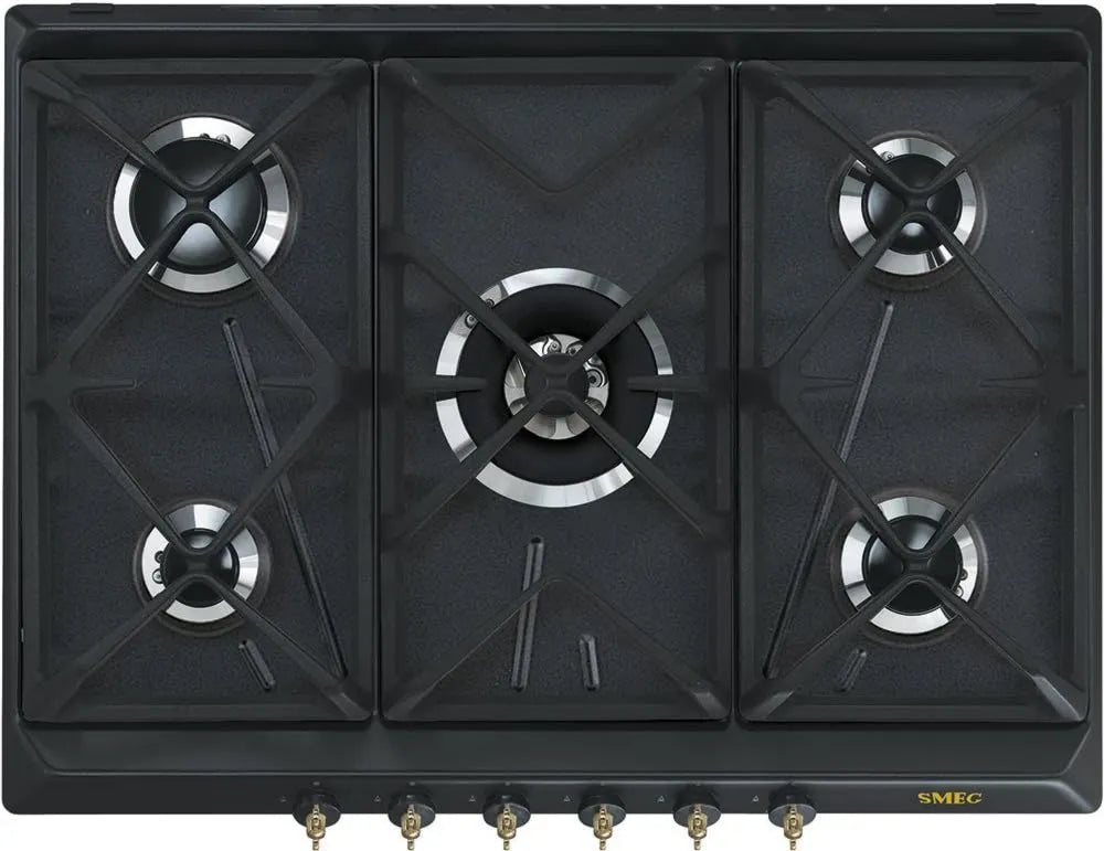 Smeg SRV876AOGH placa de gás, mesa de cozinha a gás