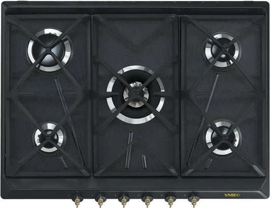 Smeg SRV876AOGH placa de gás, mesa de cozinha a gás