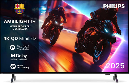 PHILIPS 85MLED910/12 Smart TV, 85 polegadas, TV, 4K UHD, placa IPS, preto, Philips 85MLED910/12 MiniLED Ambilight TV, 85 Zoll, 215 cm, Schwarz