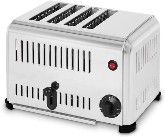 vertes Torradeira, 2300 W, 230 V, temporizador, profissional, aço inoxidável, 4 pés de borracha, Timer até 5 minutos, 2300W, 230V, Elementos