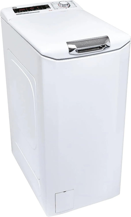 Hoover H3TFSMP48TAMCE-S Máquina de lavar roupa, 8 kg, vapor, branco, 1400 ts, min