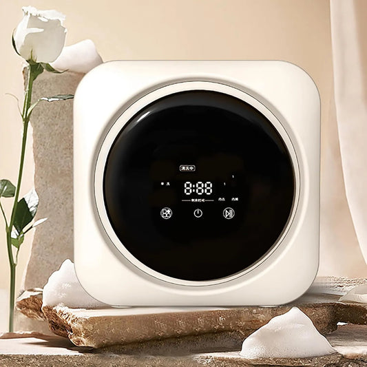 PCWLH Máquina de lavar roupa, 5 kg, portátil, baixo ruído para Apartamento, ventilado, Casa, dormitório - Compact & Wall-Mounted