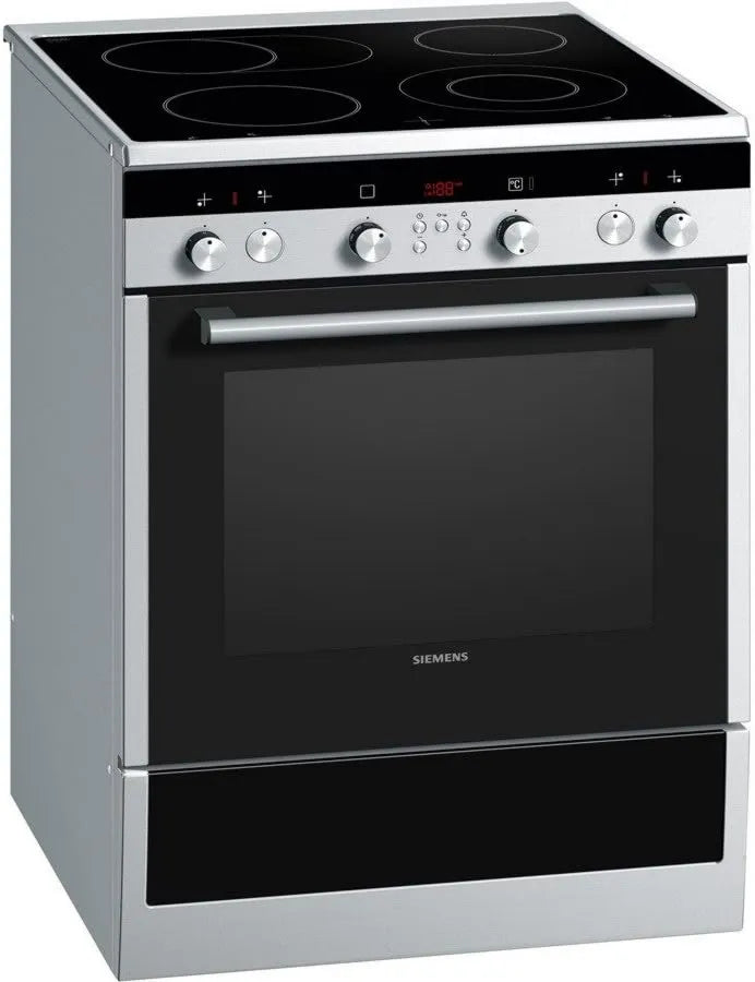 SIEMENS HC744540 Fogão com forno, efeito 3D, aço inoxidável, ar pulsado 3D Plus, Siemens HC744540 Fogão em pé, placa: