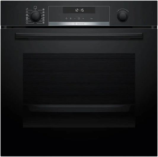 Bosch HBG578EB7 Forno elétrico, 60 cm, Home Connect, preto, Bosch - Multifunções de forno pirolítico série 6, AirFry, Cook batatas fritas mais saudáveis e eficientes