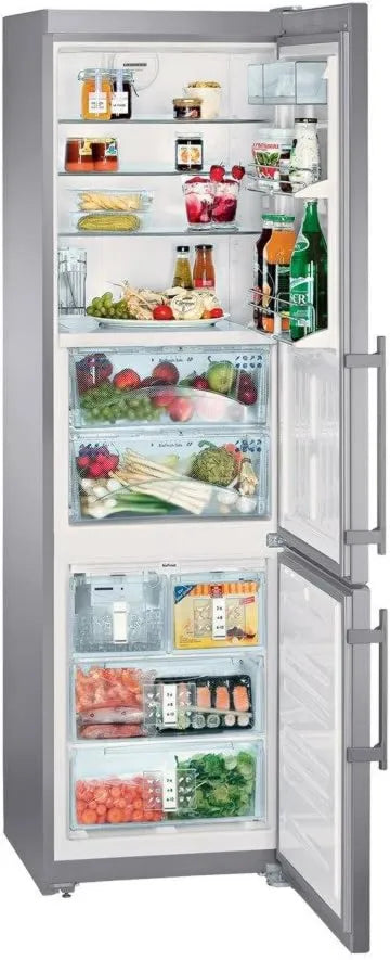 Liebherr kg, 24h Congelador, 325 L, auto-suficiente, aço inoxidável, armário congelador, SN-T, 16 kg, novo compartimento