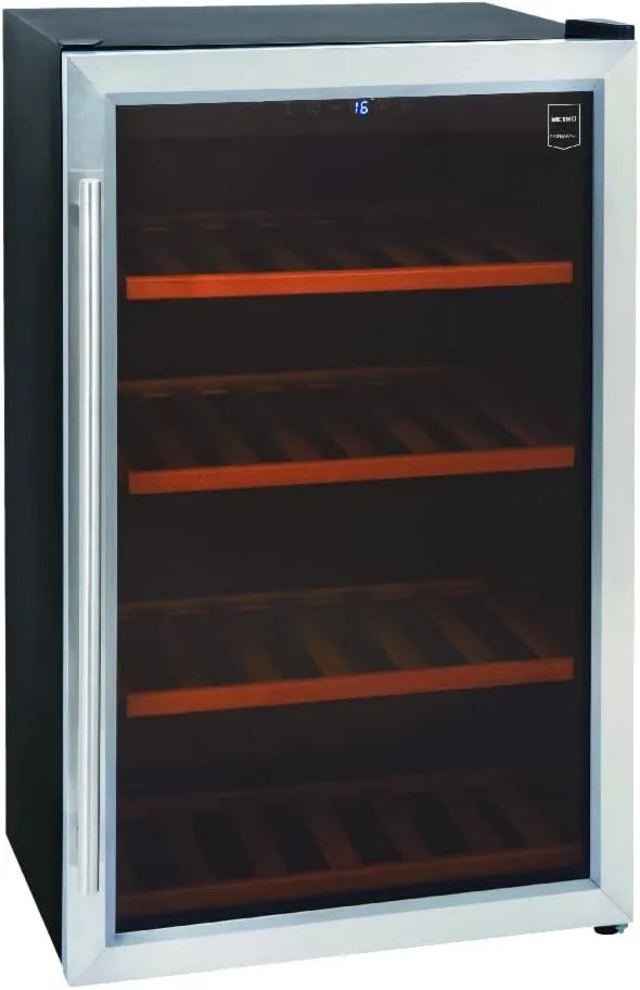 METRO Professional GWC2040 adega elétrica, 54 x 54,3 x 83 cm, 40 garrafas, aço inoxidável, preto, METRO Profissional GWC2040 adega, refrigeração
