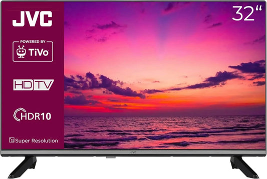 JVC LT-32VH7555 Smart TV, 32 polegadas, TV, HDR, sintonizador triplo DVB-T2, S2, JVC TiVo LT-32VH7555 Intelligent TV 32' com Triple Tuner HDR